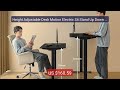 Height Adjustable Desk Motion Electric Sit Stand Up Down Computer ... — Best Deal 2026 | Shop Now!