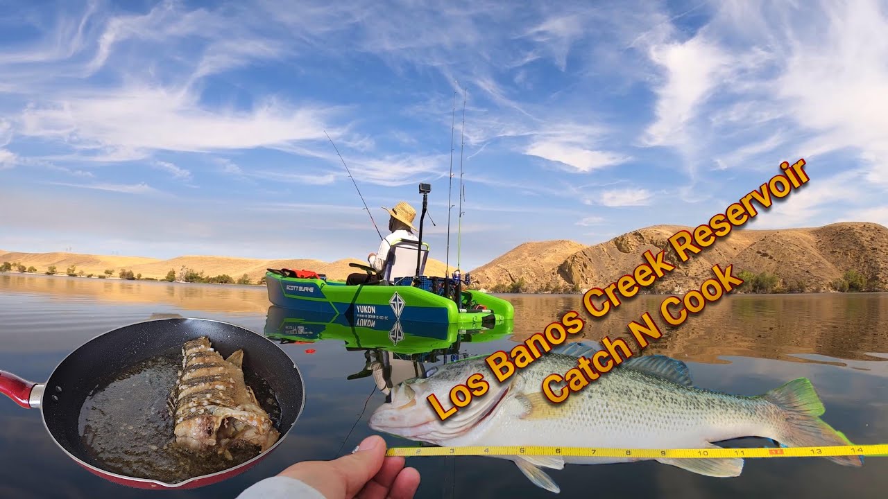 Los Banos Creek Reservoir Fishing Catch N Cook