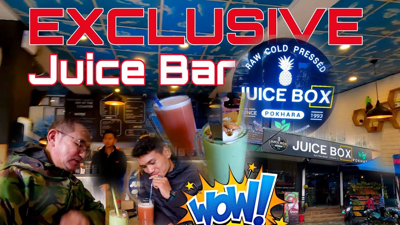 The Best Juice Bar in Pokharapokhara nepal tourism pokharalakeside