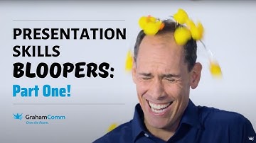 Presentation Skills Bloopers | Public Speaking Mistakes By Robert Graham - Part 1