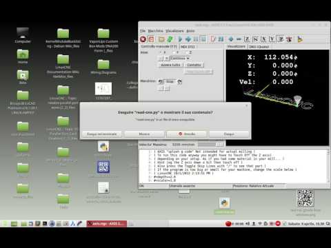 Barcode running Linuxcnc