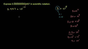 Scientific notation 1