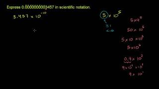 Scientific notation 1