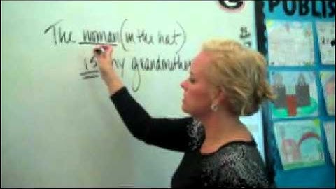 Predicate adjectives/Nouns