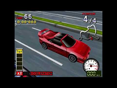 Winding Heat 1996 Konami Japan Gameplay