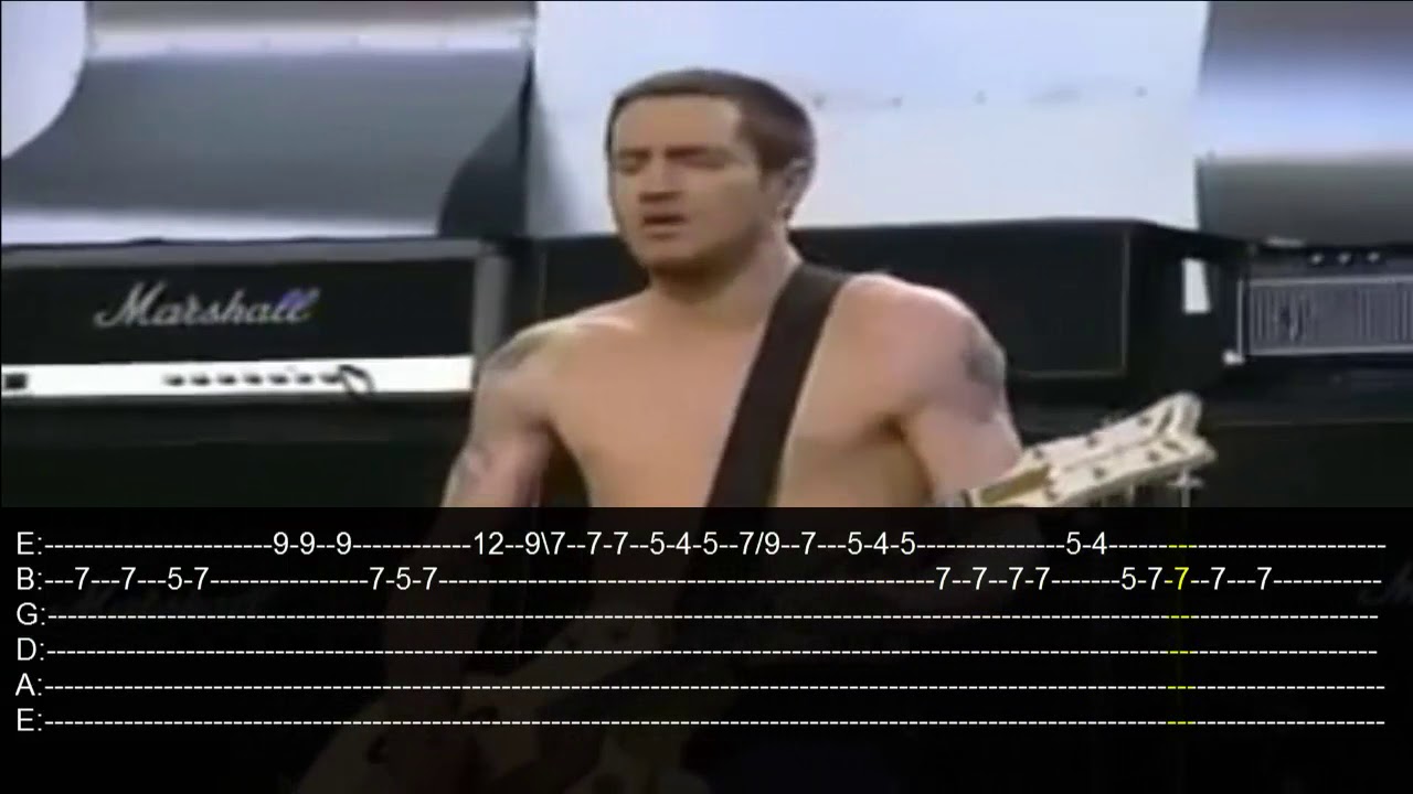 John Frusciante Californication Solo (EMP, 2000) TABS YouTube