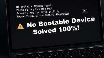 How to Fix "No Bootable Devices Found" on Dell Laptop  | 100% Working Fix - Part 2 HCT Tech