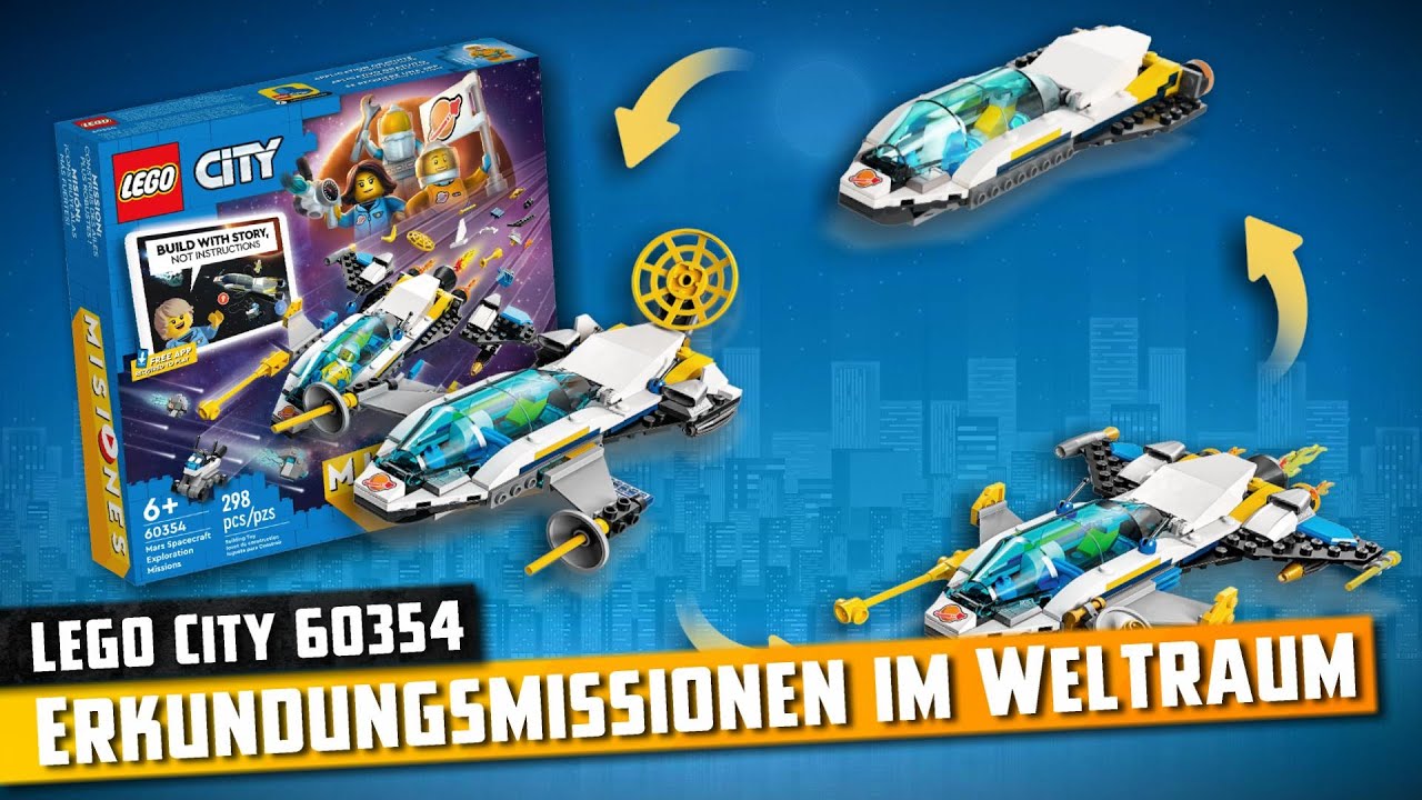 LEGO City 60354 - Entdeckungsmissionen im Weltraum (2022) | Aufbau - YouTube