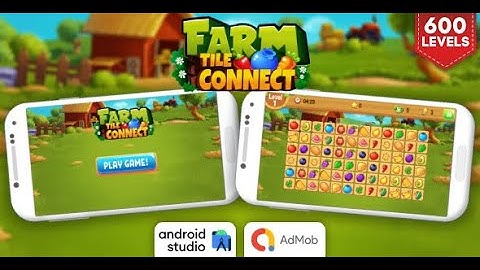 Farm Tile Connect - Matching Game Android Studio Project with AdMob Ads + Ready to Publish