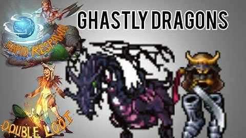 Tibia | Rapidresp&LootEvent | Ghastly Dragons| 45 min Short hunt| LOOT | BONA | 340 ROYAL PALADIN|
