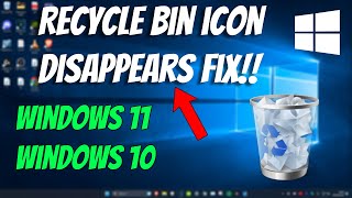 How To Fix Recycle Bin Icon Disappears in Windows