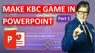 Make KBC Game in PowerPoint || Part-1 | Design | screenshot 5