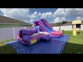 Deliver the Unicorn bounce house combo inflatable waterslide -  October 17, 2020