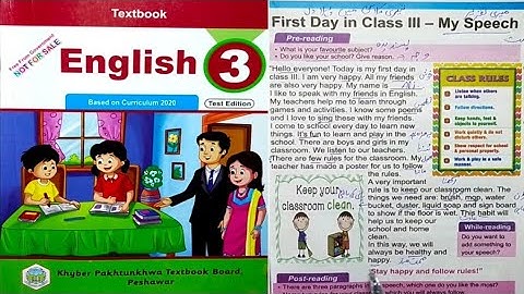 Class 3 new course English Unit 1, All are welcome, kpk textbook board peshawar, 2021-2022