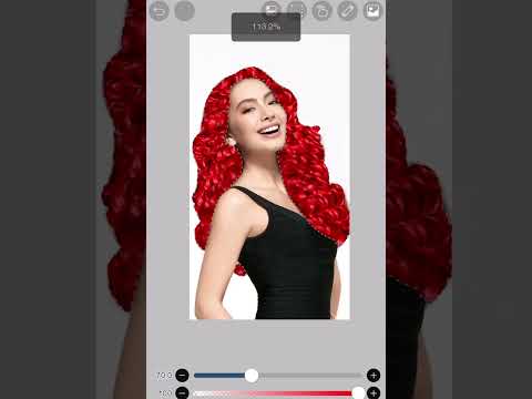 Neslihan Atagül Red Hair (ibis paint x)#neslihanatagül #shorts #ibispaintx #short #shortvideo