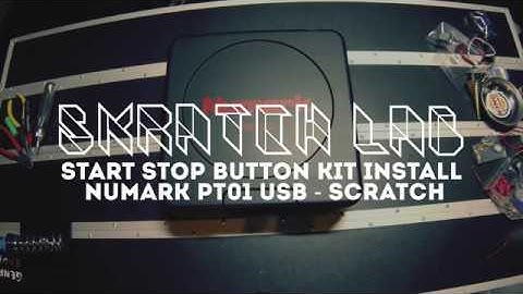 Start Stop Button kit　Install　Numark PT01 USB - Scratch