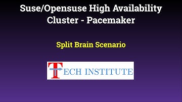 Suse/Opensuse High Availability Cluster - Pacemaker || Split Brain Scenario