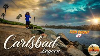 Overcast Monday MAGIC at Agua Hedionda Lagoon in Carlsbad, Ca! Hard Fighting Fish All Evening