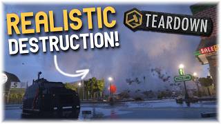 I Played The Most REALISTIC Tornado Destruction Simulator EVER! | Teardown screenshot 1