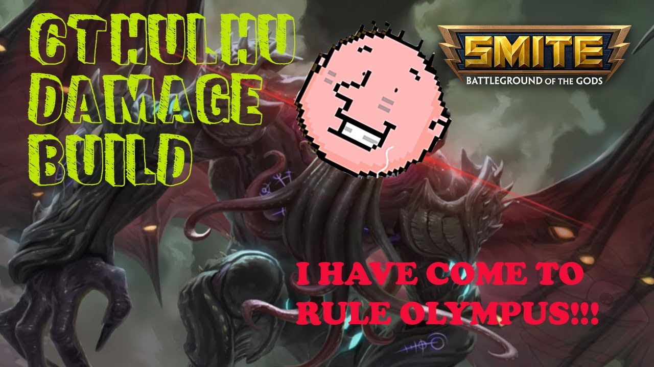 SMITE Cthulhu Support Damage Build 2020 Gameplay *THIS GOD IS INSANE*