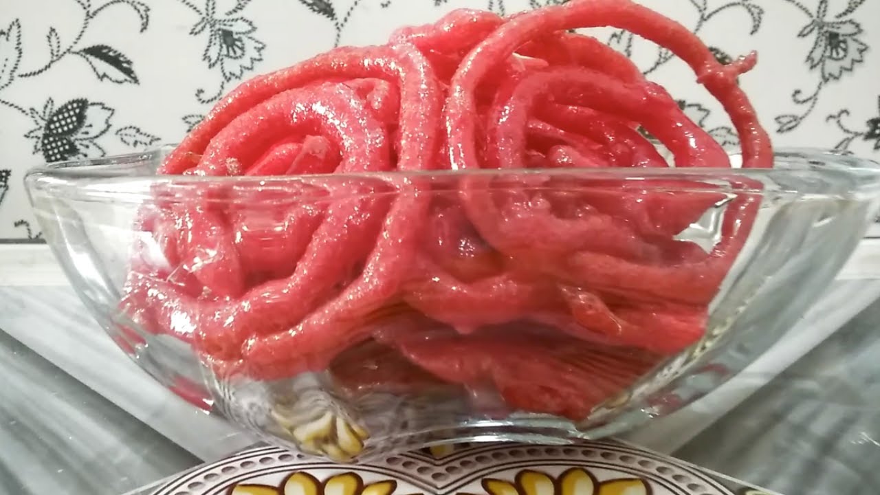 Jalaibee Food Pink Instant Jalaibee Recipe | Fizzy Foods - YouTube