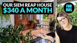 Tour our Siem Reap, Cambodia house, $340 a month! #forriel