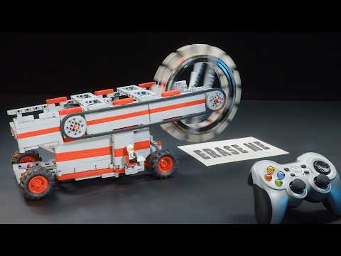 3 Lego Models of Motorized Erasers - Speed Edition #lego #remotecontrol #legotechnic
