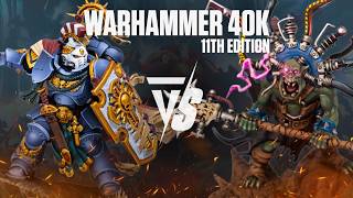 Space Marines Vs Orks 11th Edition Warhammer 40K Battle Report