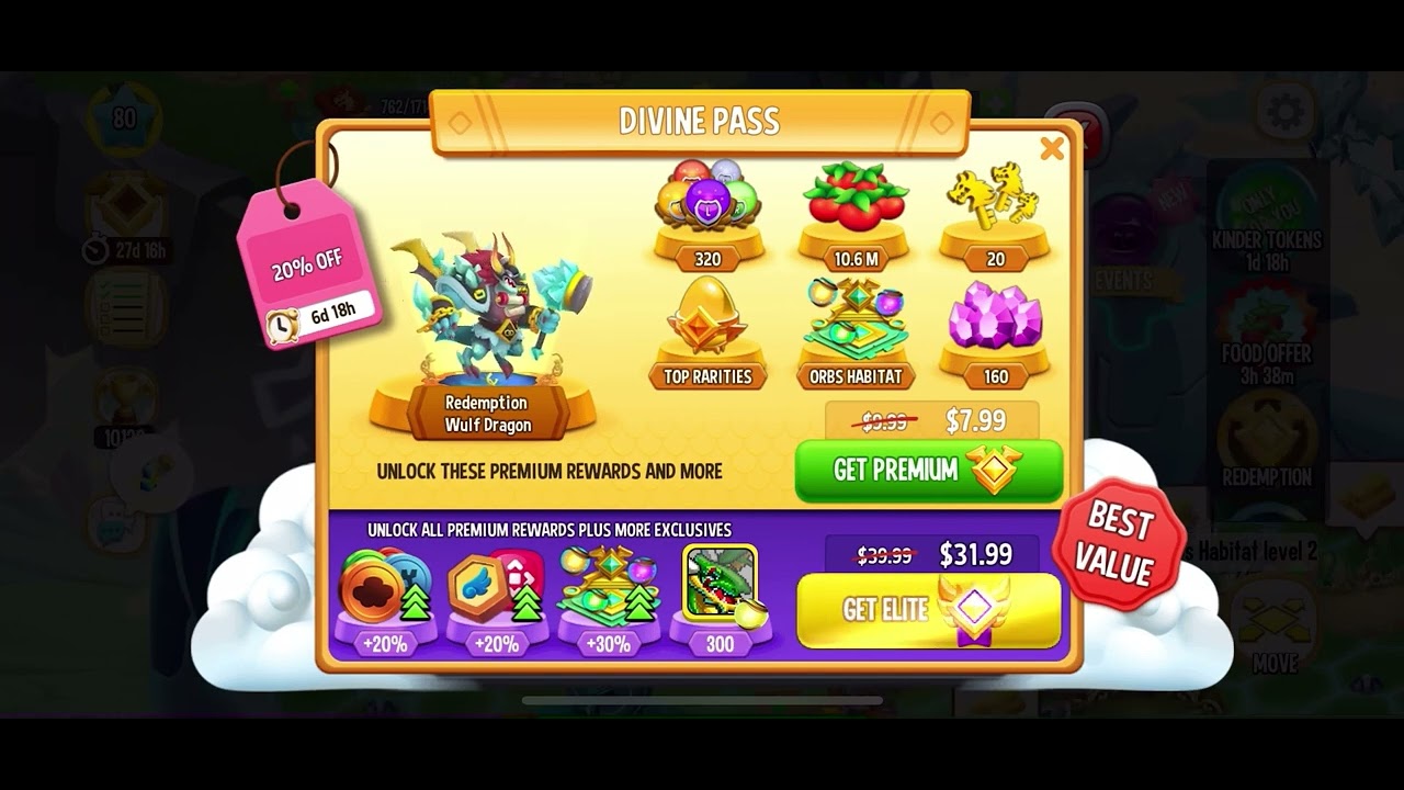 🟢Dragon City: What You Get When Upgrade Divine Orbs Habitat Level 2 To Level 3 (2022)🟢