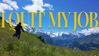 my solo trip to switzerland after quitting my job