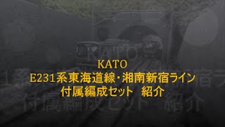 【Nゲージ】KATO E231系東海道線・湘南新宿ライン　付属編成セット　紹介+α