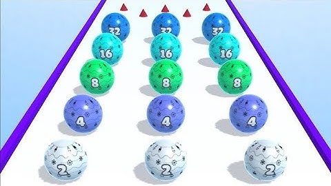 Ball Merge 2048🎱⚽ - All Levels Gameplay Android,ios (Part 3)