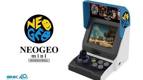 NEOGEO mini - E3 2018 TV Display Footage