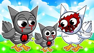 GRAY e WENDA viraram PÁSSAROS SPRUNKI FASE 2 no ROBLOX…