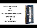 Sk Hynix 8GB Laptop RAM - Unboxing & Installation | DDR3L | PC3L - 12800s | 1600Mhz