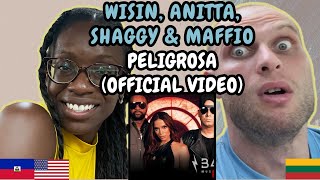 REACTION TO Wisin, Anitta, Shaggy, Maffio - Peligrosa (Music Video) | FIRST TIME LISTENING TO MAFFIO