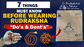 Rudraksha Do's & Don'ts 7 Things You MUST Know Before Wearing Rudraksh | Rudraksha Diksha |Sadhguru