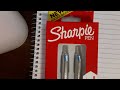 Sharpie S-Gel metal body.