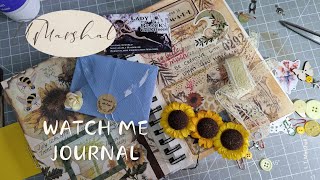 Creating A Beautiful Art Journal Page With Your Generous Ephemera &amp; Paper Gifts!