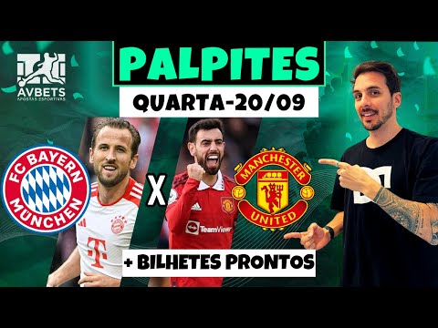 PALPITES E APOSTAS DE FUTEBOL PARA HOJE 19 09 2023 + BILHETE PRONTO (QUARTA-FEIRA)