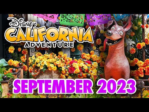 Disney California Adventure September 2023 Walkthrough [4K POV]
