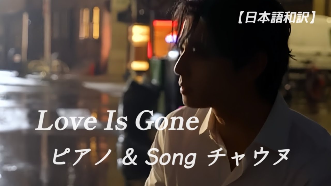 Love Is Gone / チャウヌ cover （SLADER ft.Dylan Matthew)🌙ビニへ【日本語和訳】