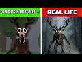 99 Nights in the Forest MOBS in REAL LIFE!