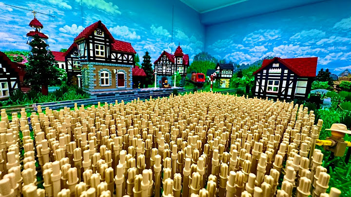 Getreidefeld gerät völlig außer Kontrolle... - Bau einer Lego Stadt Teil 303.