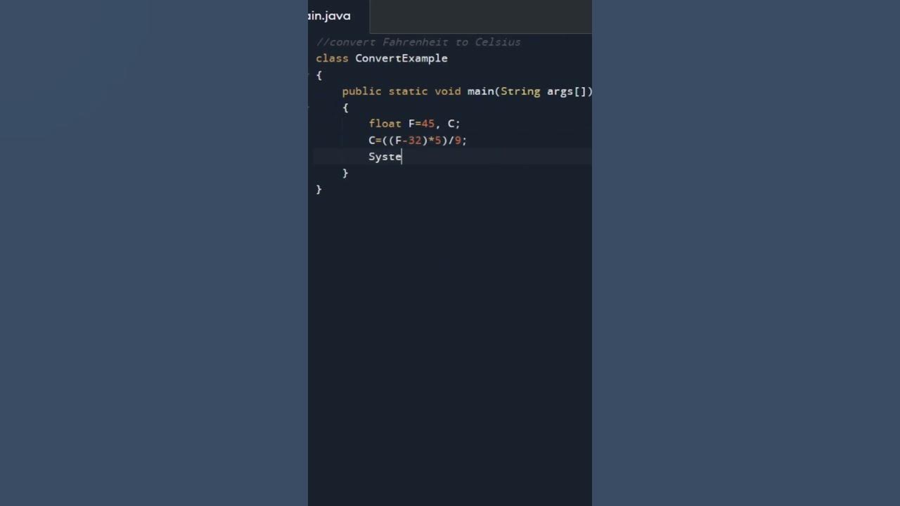 Convert Fahrenheit to Celsius in Java | Program in Java | Programs for ...