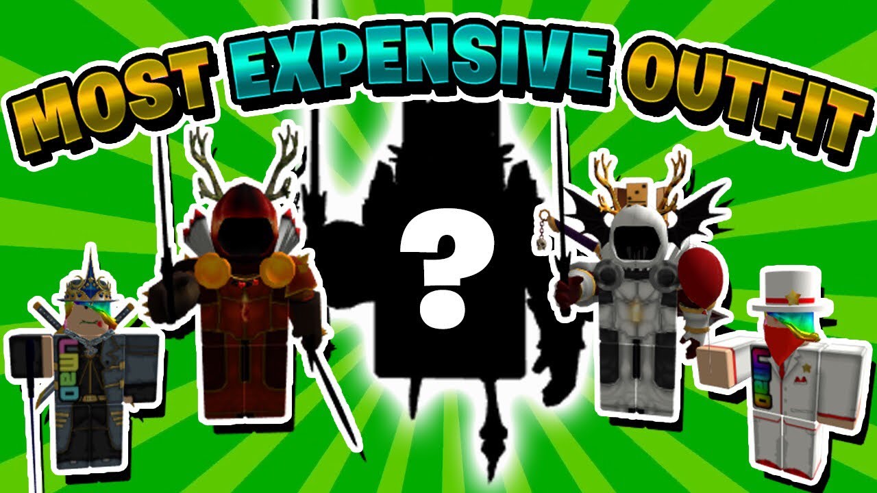 The Most Expensive Roblox Outfit World Record Linkmon99