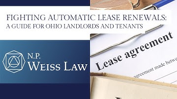 Automatic Lease Renewals: A Guide for Ohio Landlords and Tenants