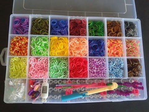 Giveaway Set elastici Fishtail Rainbow Loom Tutorial ITA (bracciali con  elastici) 