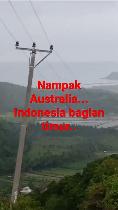 Penampakan Perbatasan Indonesia Dengan Australia.