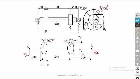 Shaft Carrying Pulleys | Vertical and Horizontal belt drive | Design of Shaft | DME